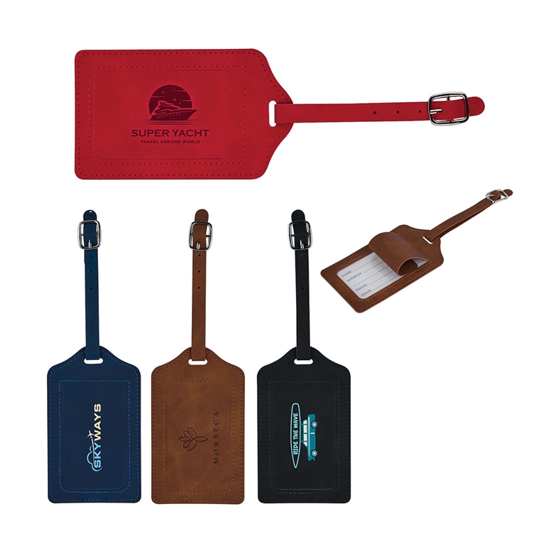 Hawthorne Recycled PU Luggage Tag — view 1 of 6