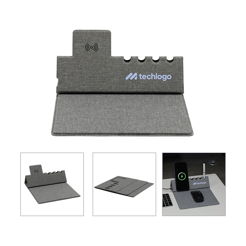 EvoPad Charge 2 RPET Desktop Organizer / Wireless Charger — view 1 of 6