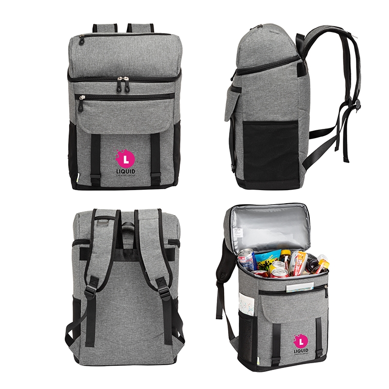 Logan RPET 18-Can Backpack Cooler 1