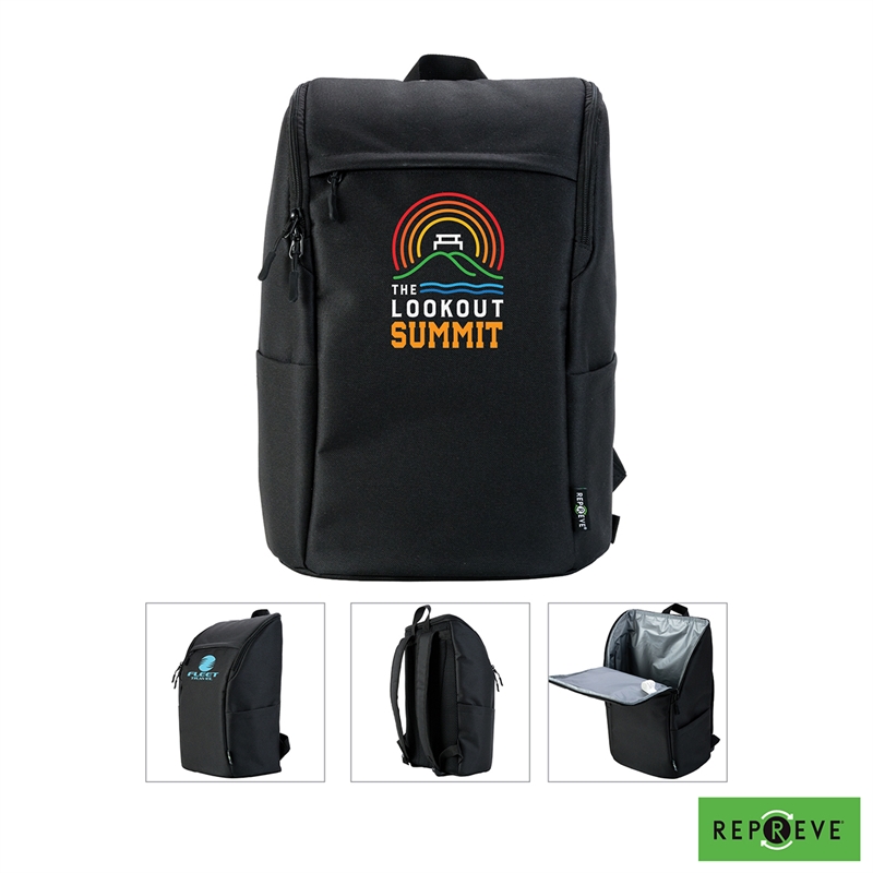 Coral Repreve® RPET 20-Can Backpack Cooler 30