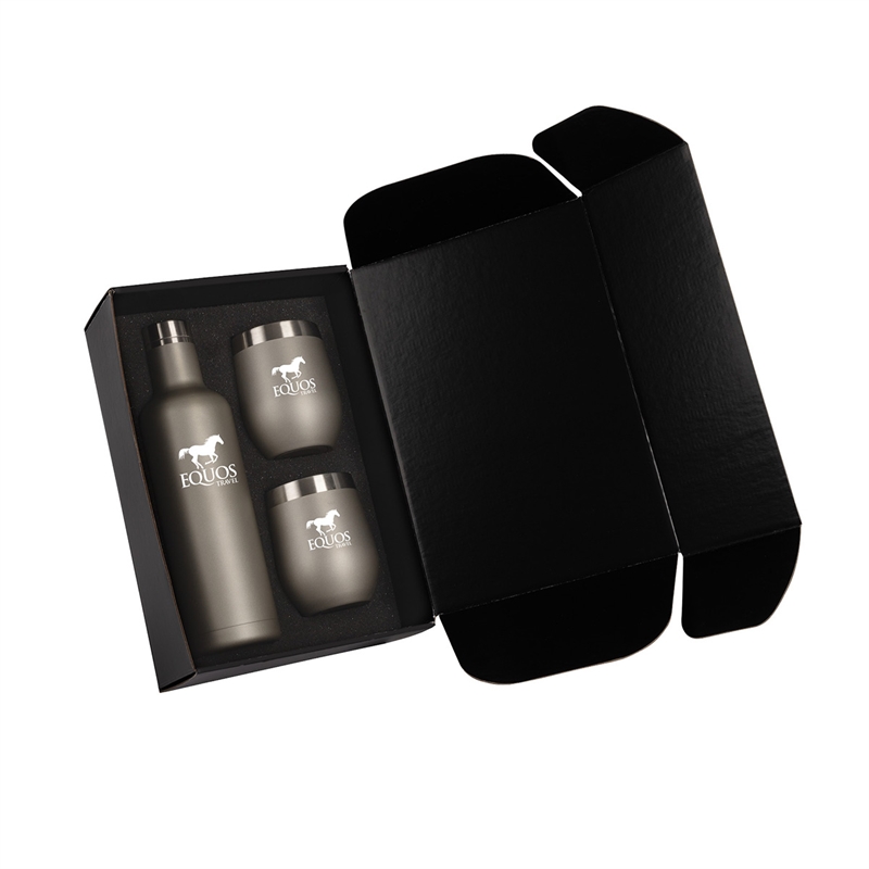 Bliss Wine Bottle & 2 Tumbler Gift Set