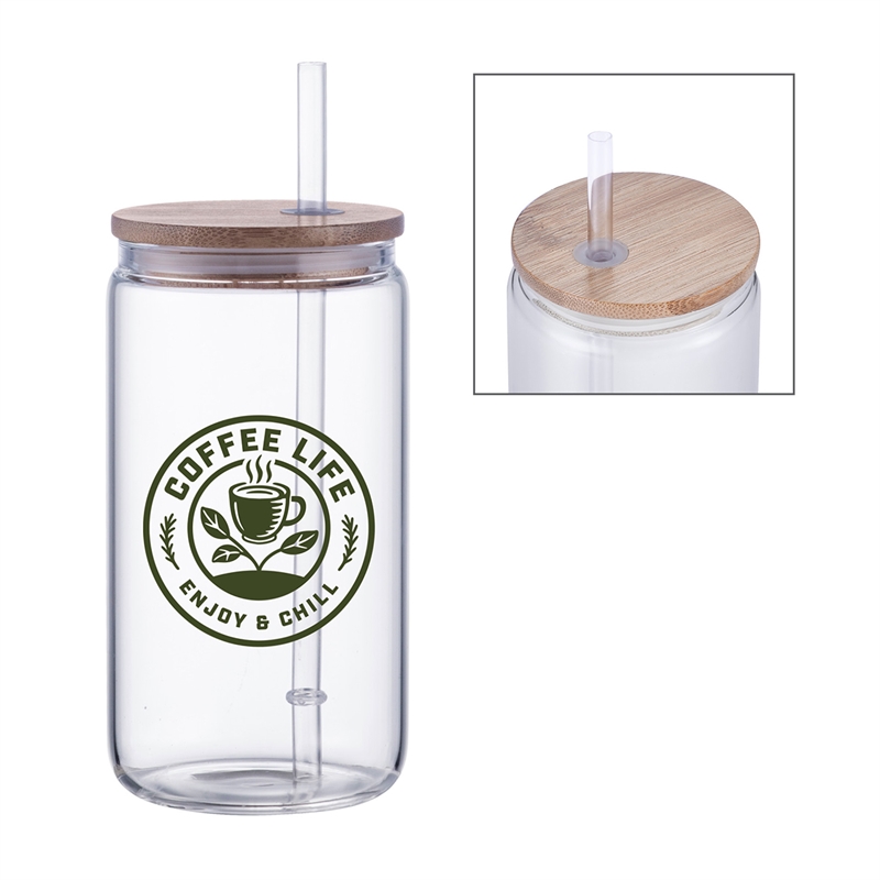Juzo 18 oz. Glass Cup — view 1 of 6
