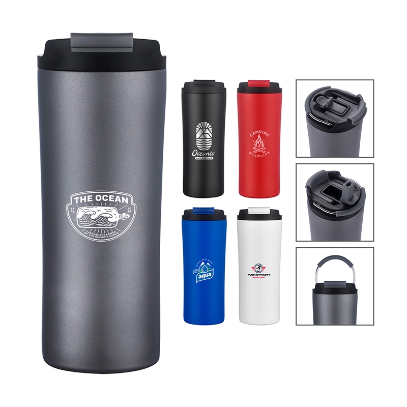 Freddie 21 oz. Double Wall, Stainless Steel Travel Tumbler — view 1 of 6