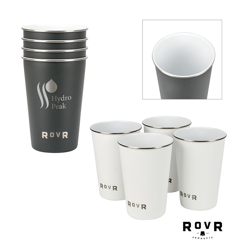 RovR® Pack of 4, 16 oz. Single Wall Beer Pints 6