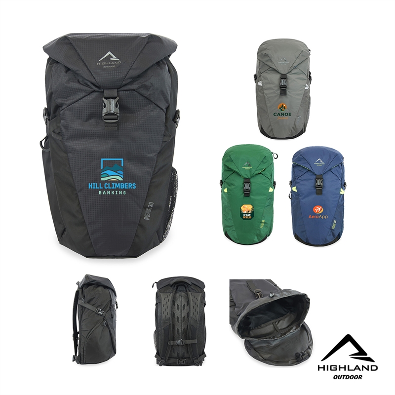 Highland Outdoor™ 30L Peak Hiking Backpack