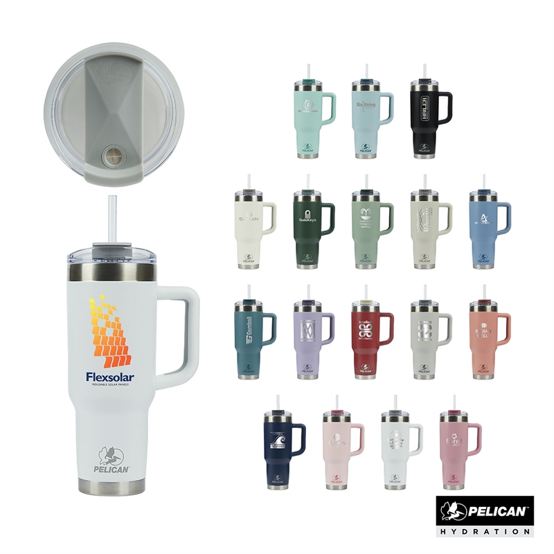 Pelican Porter™ 40 oz. Recycled Double Wall Stainless Steel Travel Tumbler 149