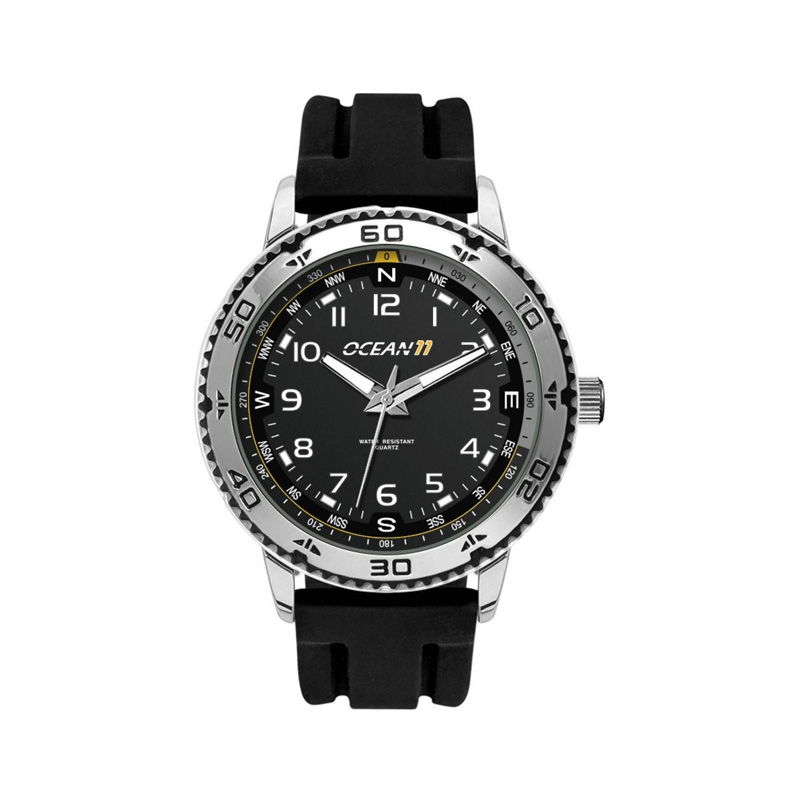 46MM, SILVER METAL CASE, 3-HAND MVT
