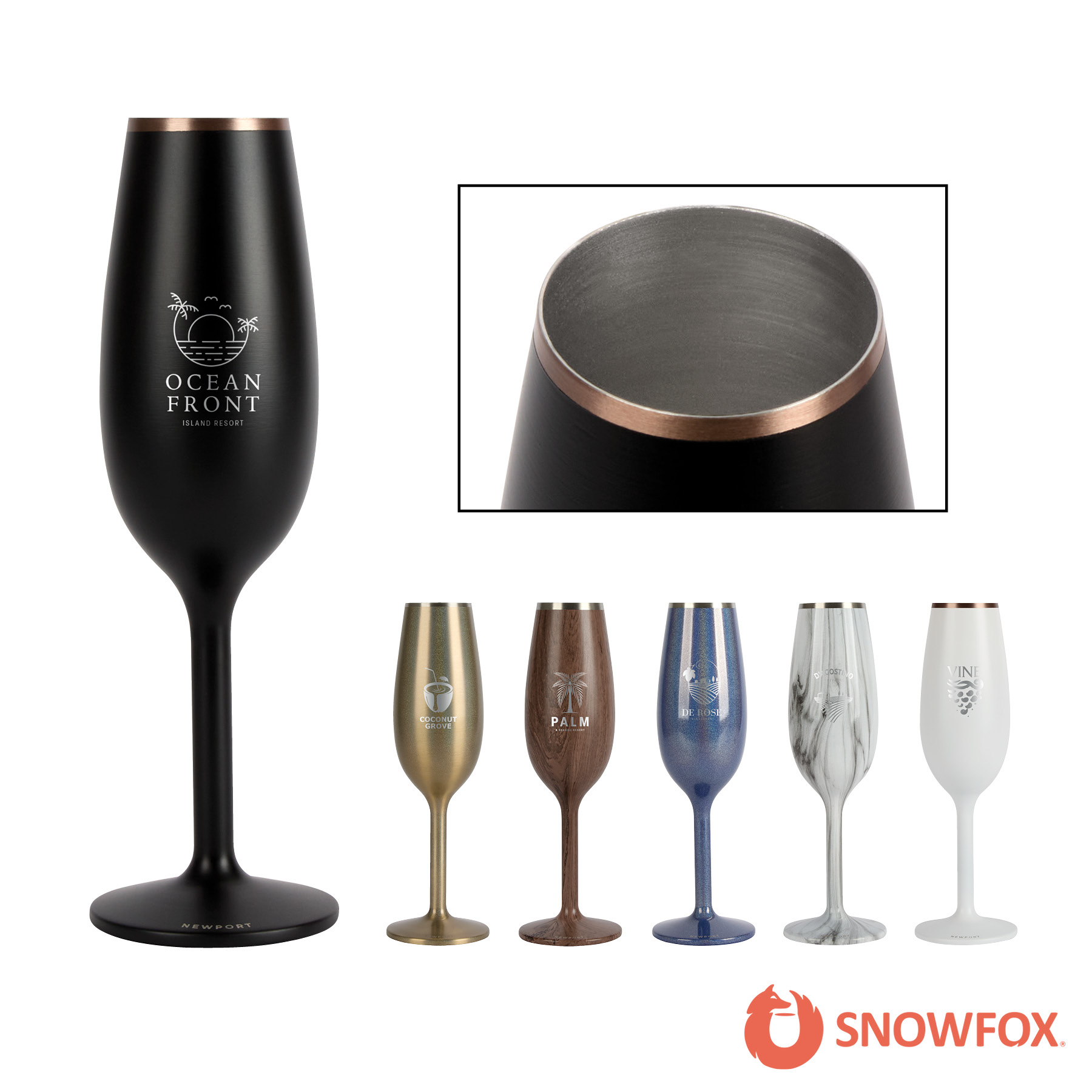 Snowfox® 6 oz. Insulated Champagne Flute 53