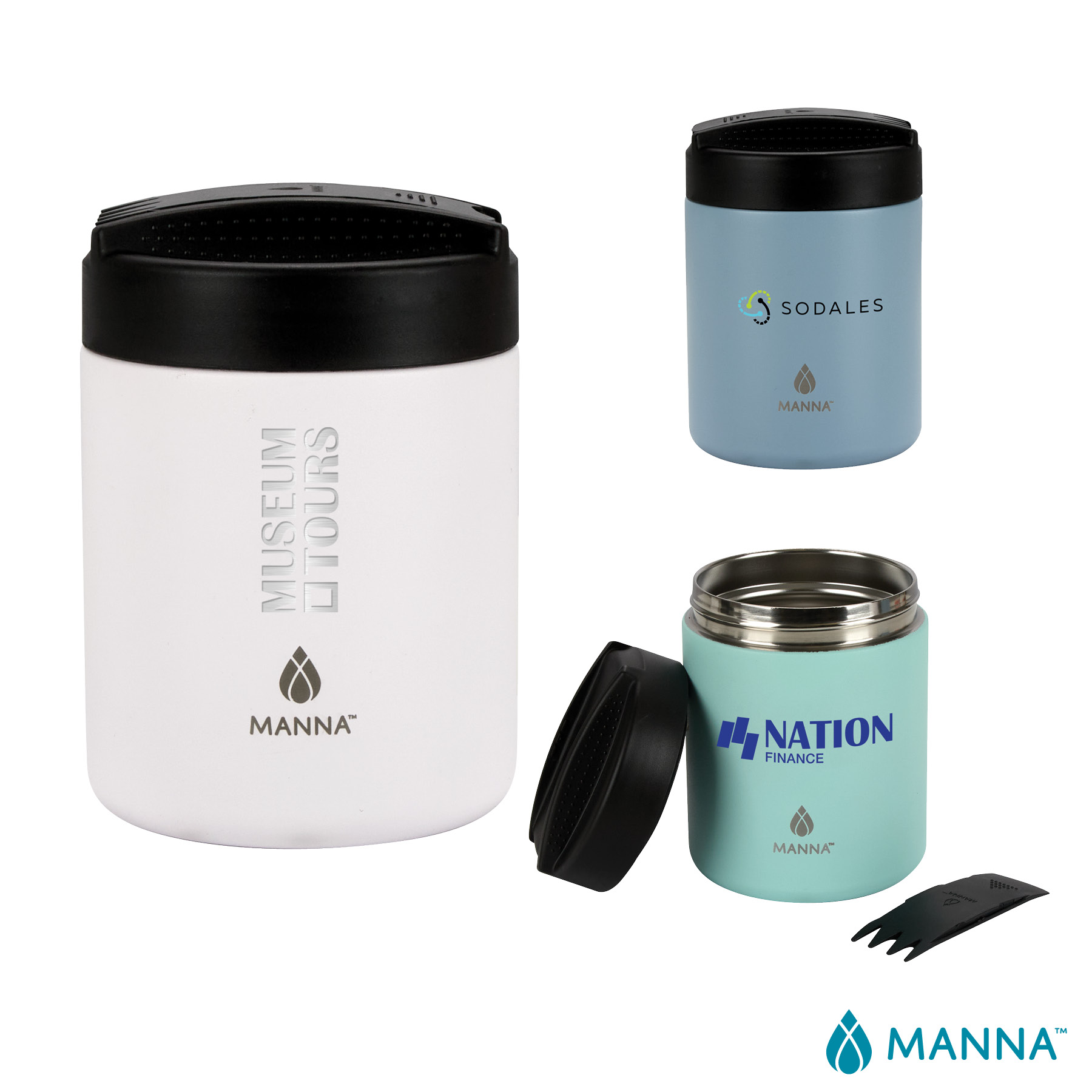 Manna™ Nomad 16 oz. Double Wall Stainless Food Jar 1