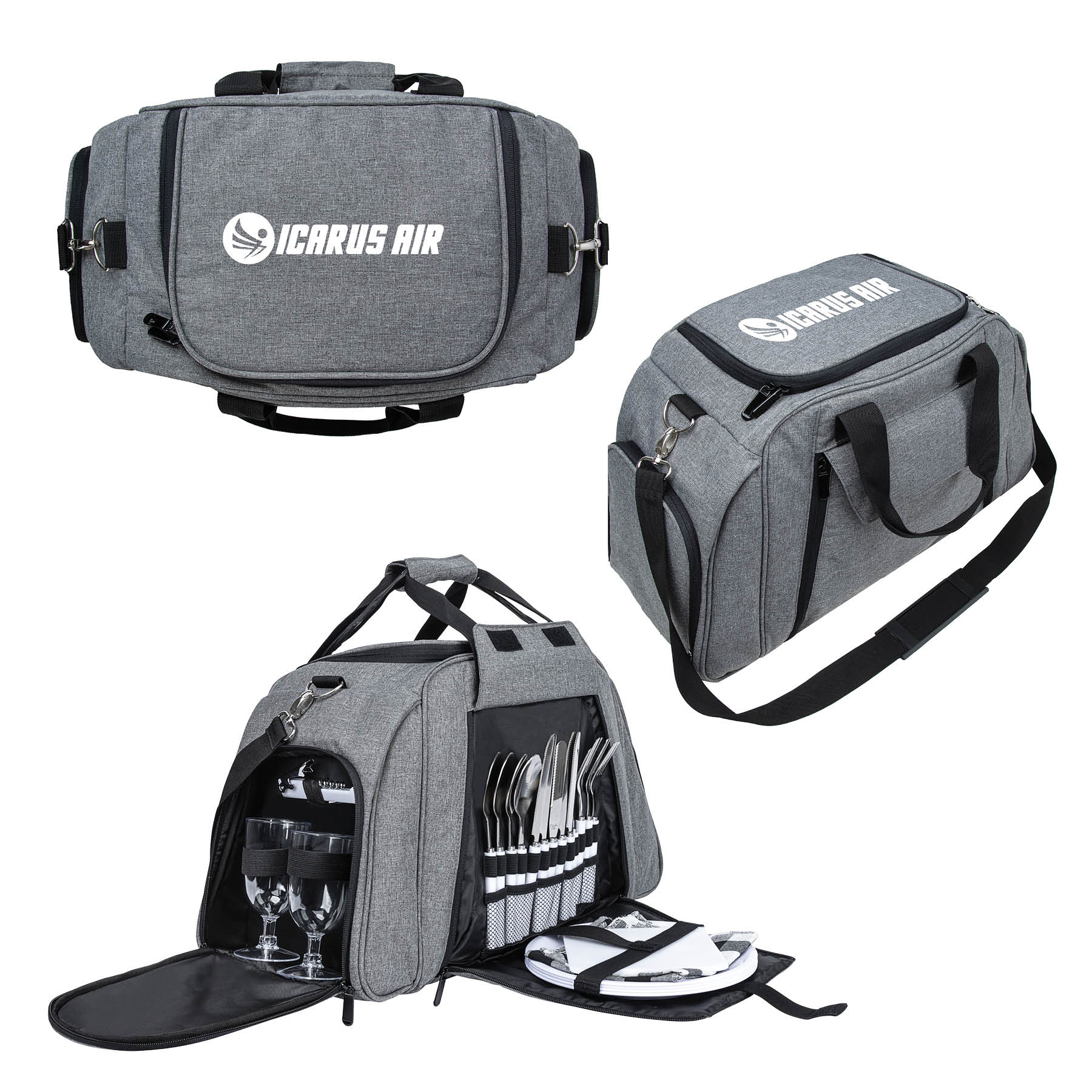 Genoa 4 Person Picnic Duffel Cooler Bag 7