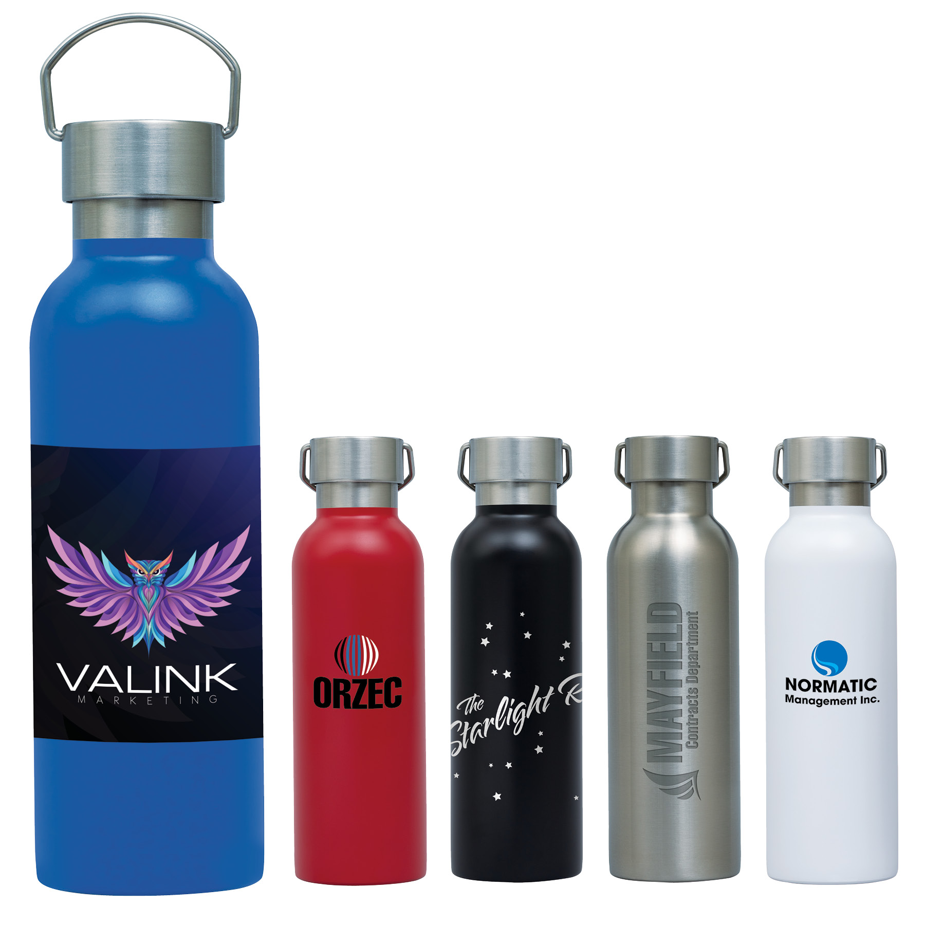 Ria 28 oz. Single Wall Stainless Steel Bottle