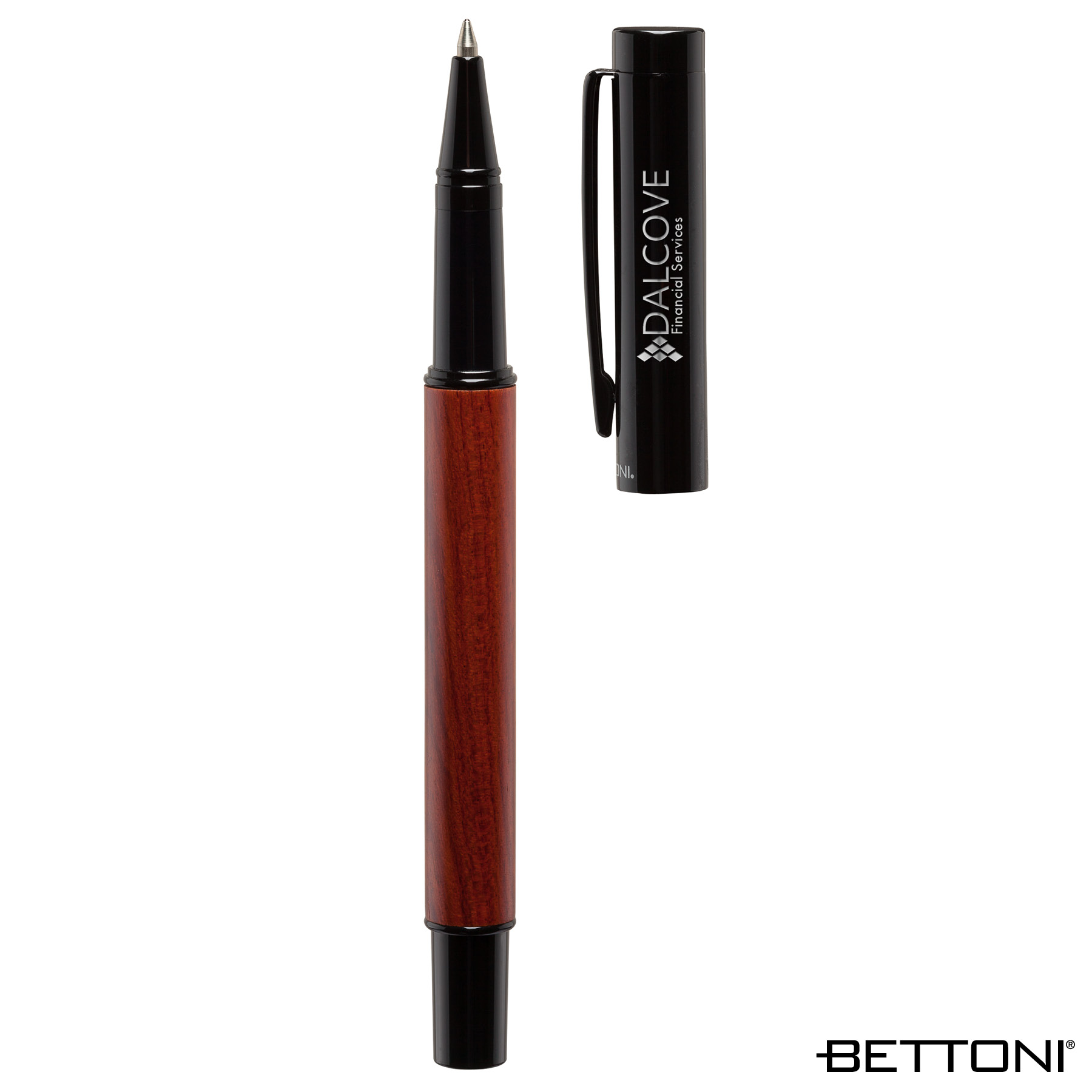 Bettoni®  Alicante Rollerball Pen w/ Wood Barrel 6
