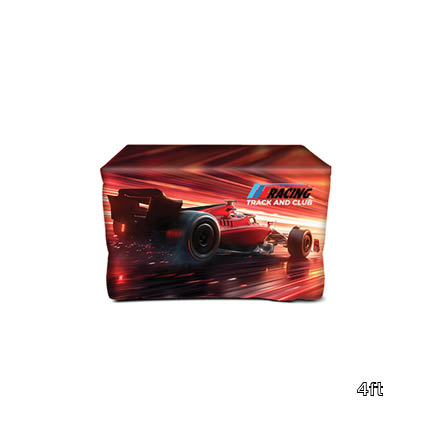 DisplaySplash 4' Fitted Open Back Table Cover 8