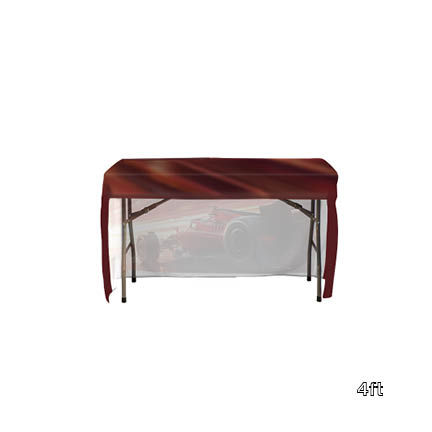 DisplaySplash 4' Fitted Open Back Table Cover 9