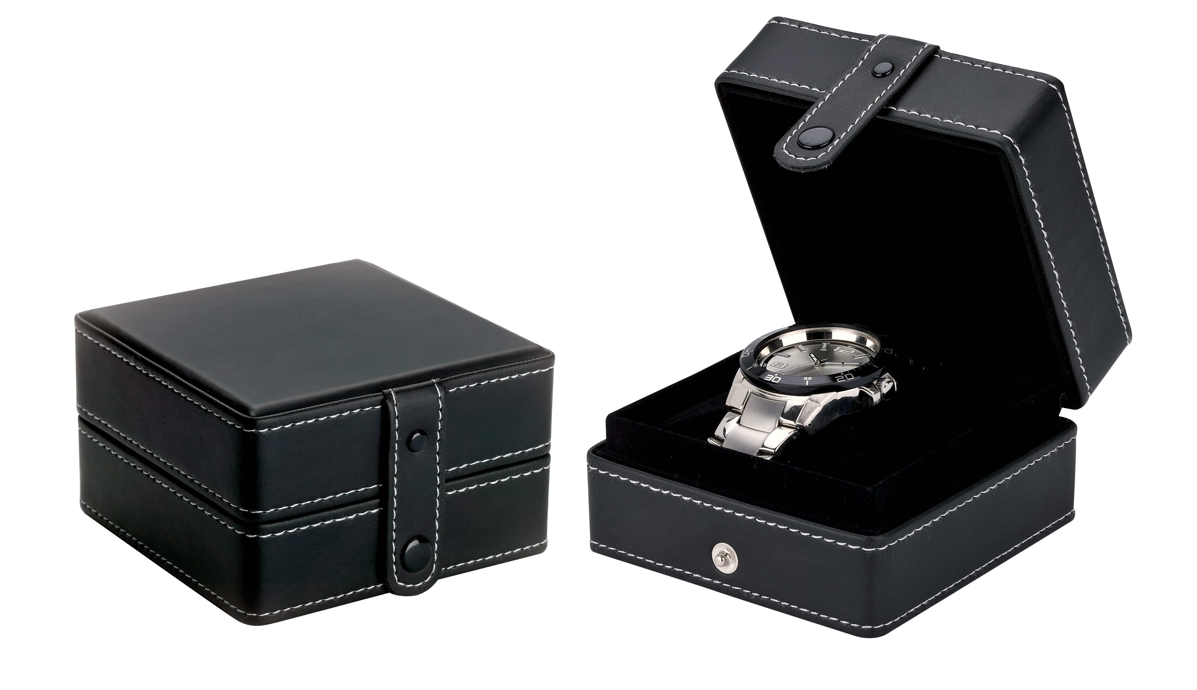 WCP26 Black Leatherette Gift Box
