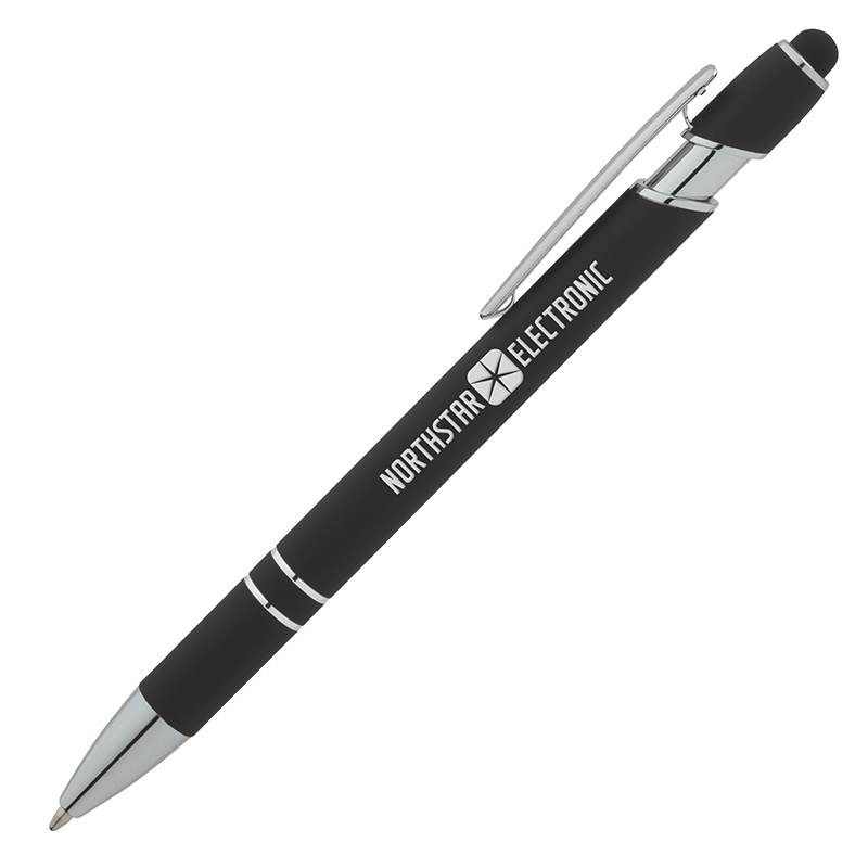 Denton Soft-Touch Pen w/ Stylus — Black