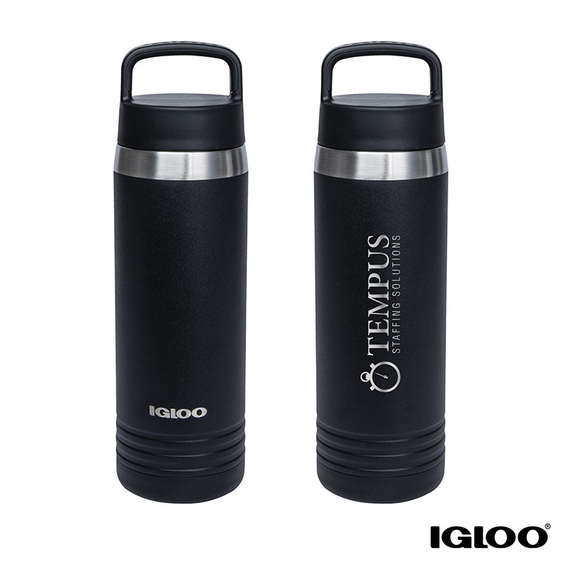 Igloo® 24 oz. Vacuum Insulated Bottle — Black