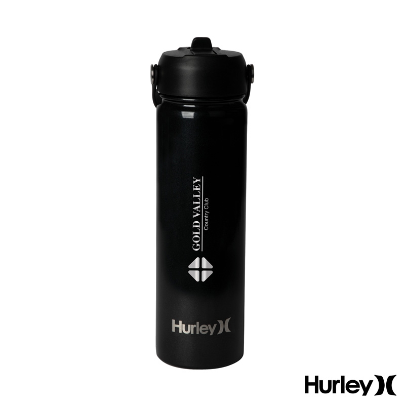 Hurley® Oasis 20 oz. Vacuum Insulated Water Bottle — Black