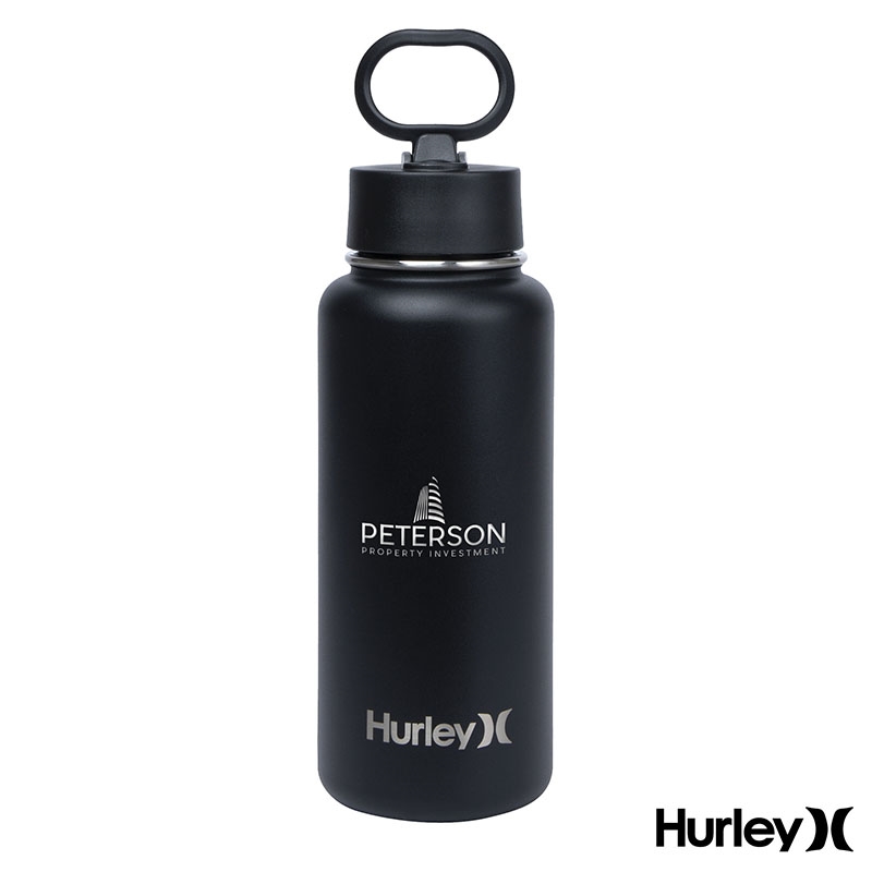 Hurley® Oasis 32 oz. Vacuum Insulated Water Bottle — Black