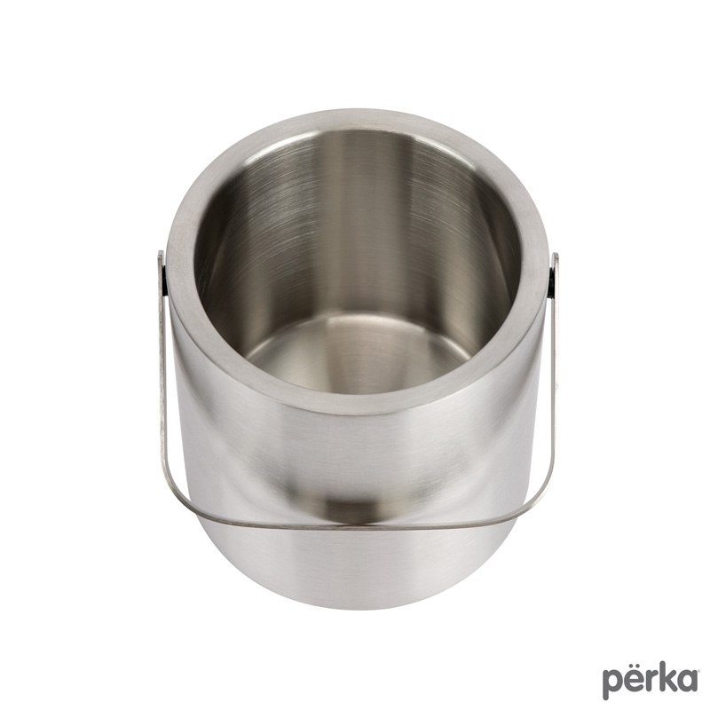Perka® Quinton 1.3L Double Wall, Stainless Steel Ice Bucket 22