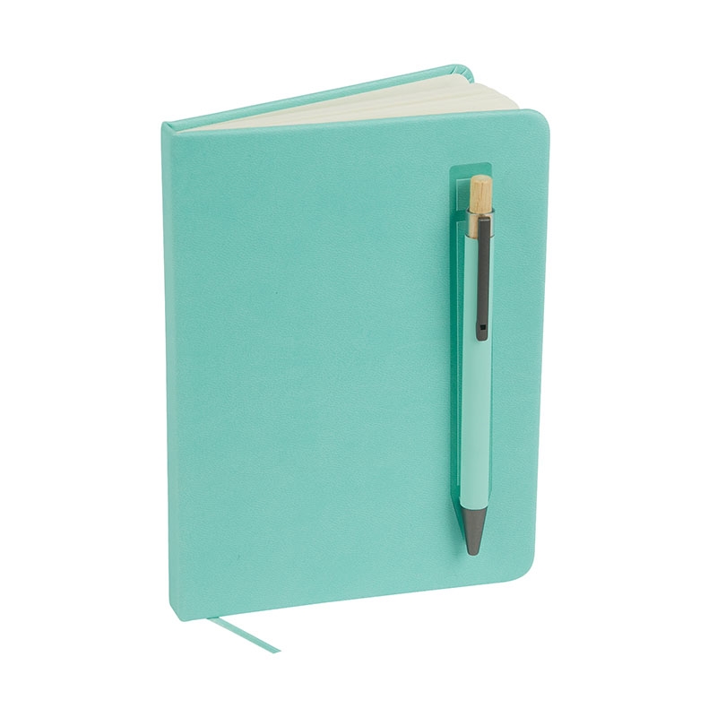 Manhattan II Gift Set w/ Magnetic Journal & Recycled Pen 86