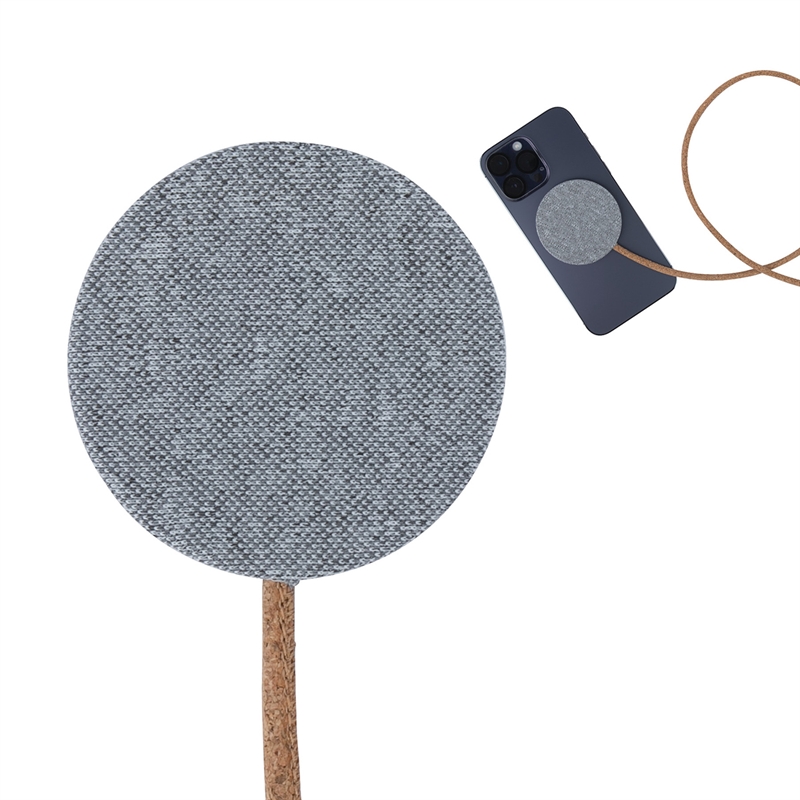 Ashford 10W RPET & Cork Wireless Charging Pad 4