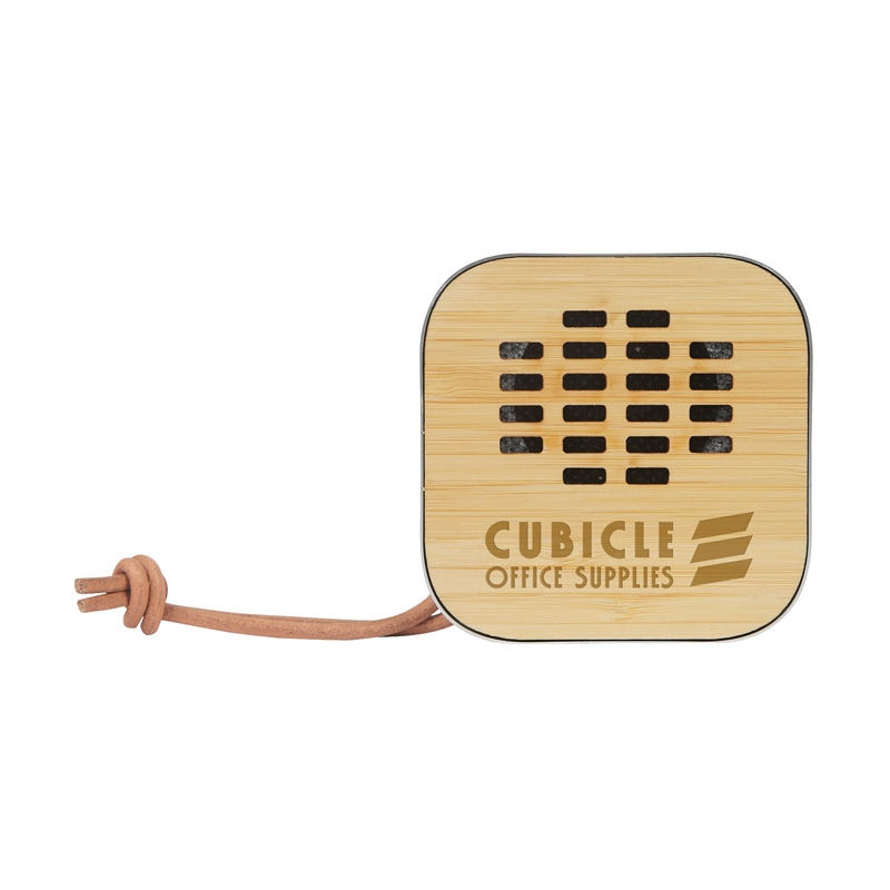 Asher 3W Recycled Aluminum / Bamboo Wireless Speaker 17