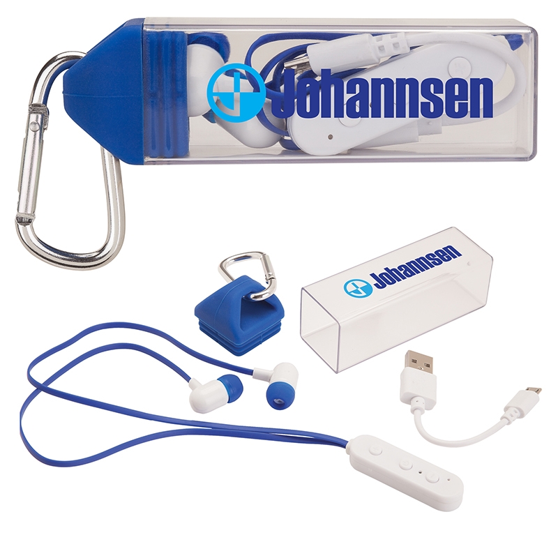Hail Storm Bluetooth Earbuds — Blue