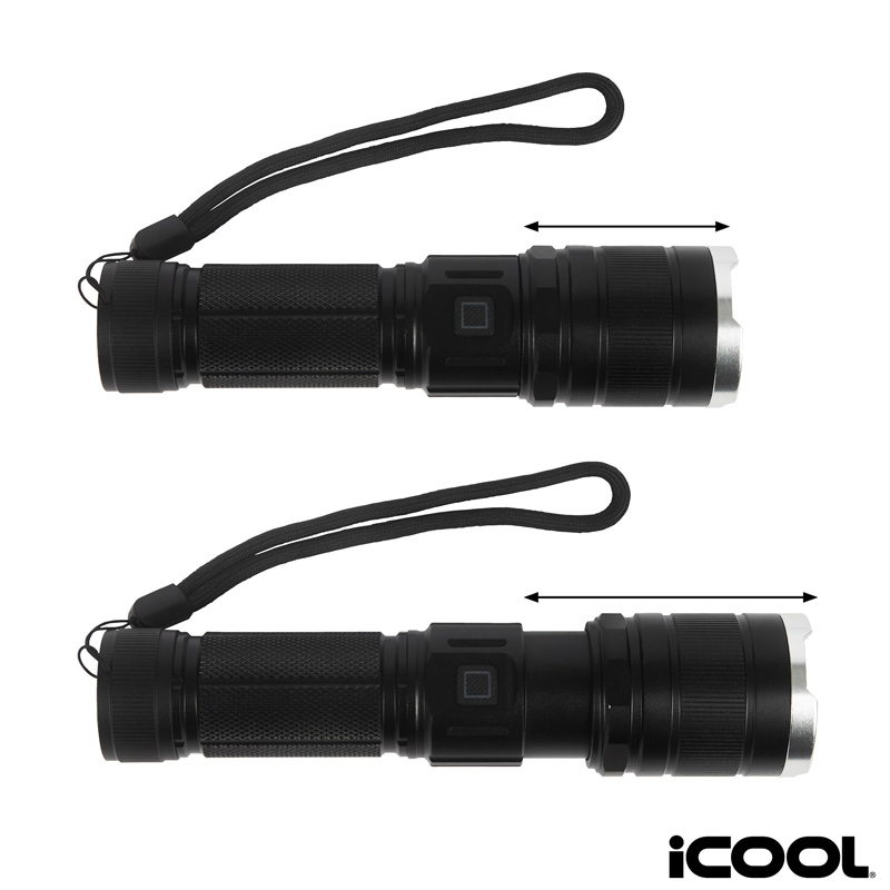 iCOOL Telluride Rechargeable 480-Lumen Aluminum Tactical Flashlight 20