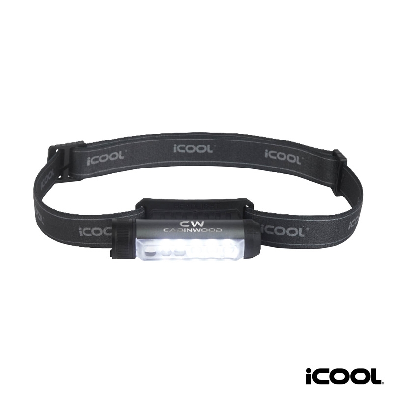 iCOOL Templeton Rechargeable LED Headlamp — Gunmetal
