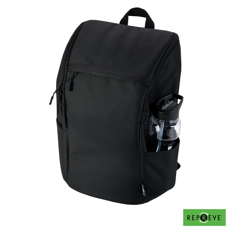Coral Repreve® RPET 20-Can Backpack Cooler 9