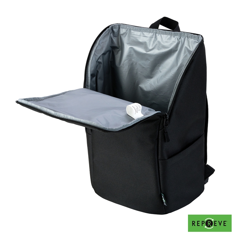 Coral Repreve® RPET 20-Can Backpack Cooler 34