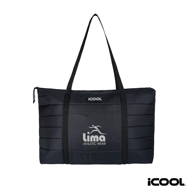 iCOOL® Mancos 36-Can Cooler Tote Bag — Black