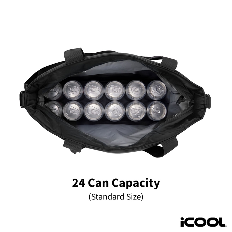 iCOOL® Penrose Recycled Nylon 24- to 36-Can Cooler Tote 18
