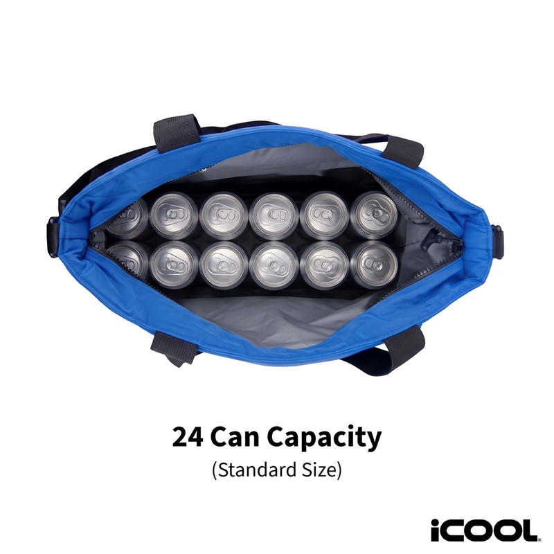 iCOOL® Penrose Recycled Nylon 24- to 36-Can Cooler Tote 13