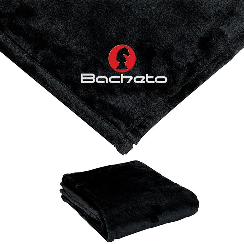 Fairmont Mink Touch Blanket — Black