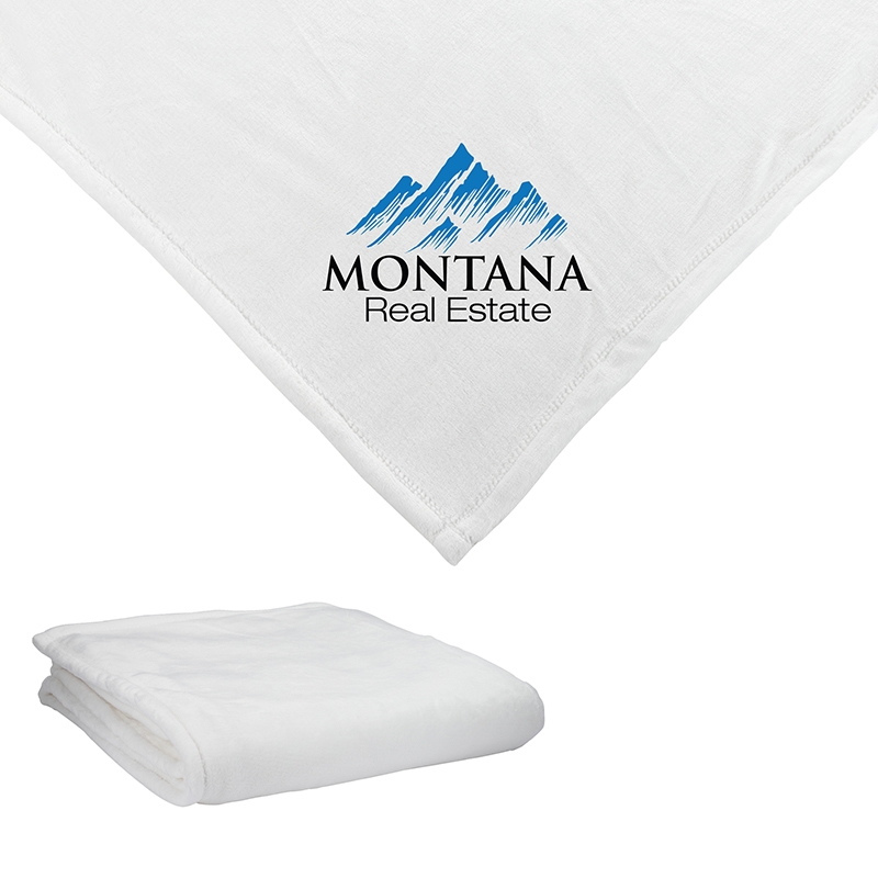 Montreal 60" x 72" Mink Touch Luxury Blanket — Cream