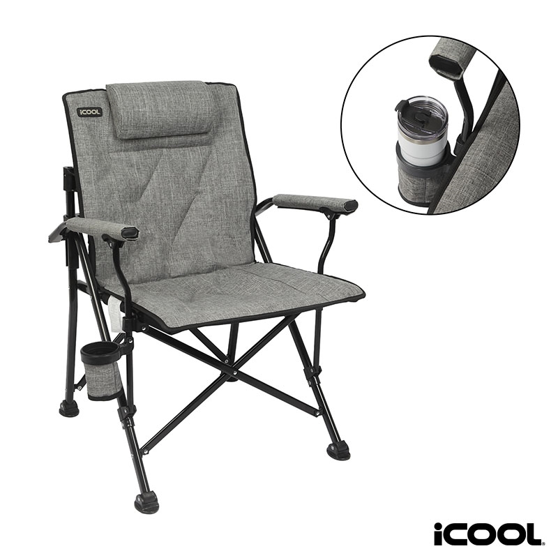 iCOOL Twin Peaks Portable Camping Chair 30