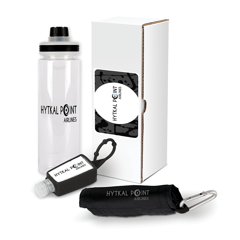 Exhibition 3-Piece Trade Show Gift Set — Black