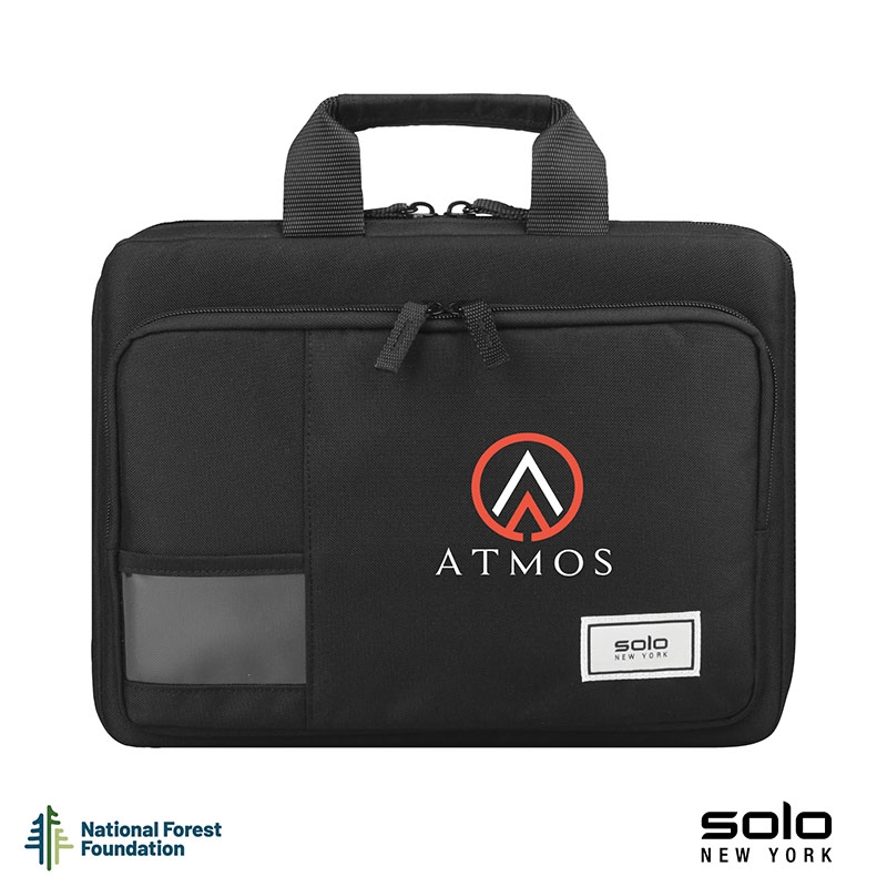 Solo New York Secure-Fit 13.3" RPET Chromebook Case — Black