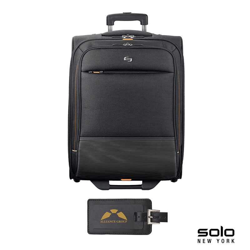 Solo New York Urban Rolling Overnighter Case — Black