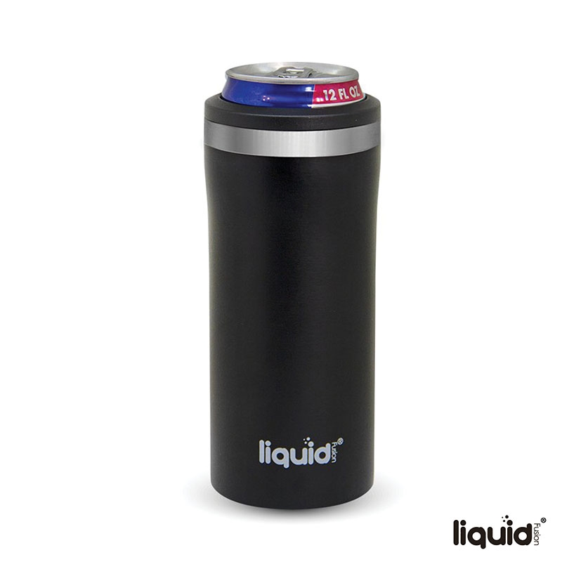 Liquid Fusion® 12 oz. Double Wall, Stainless Steel Skinny Can Cooler 83