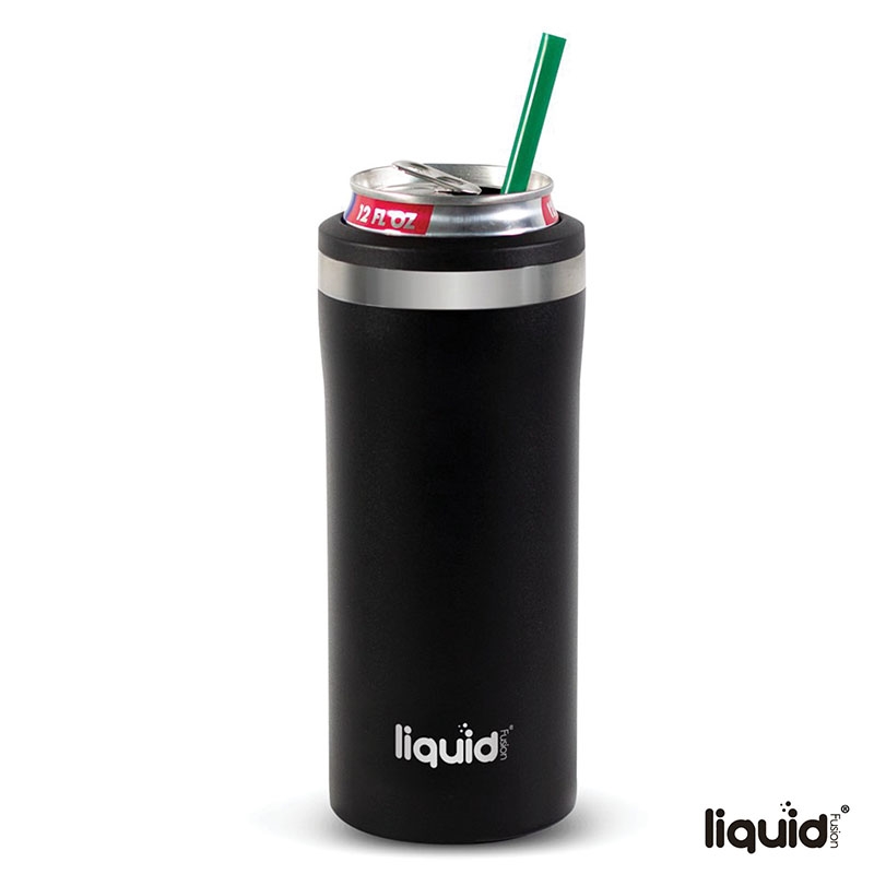 Liquid Fusion® 12 oz. Double Wall, Stainless Steel Skinny Can Cooler 84