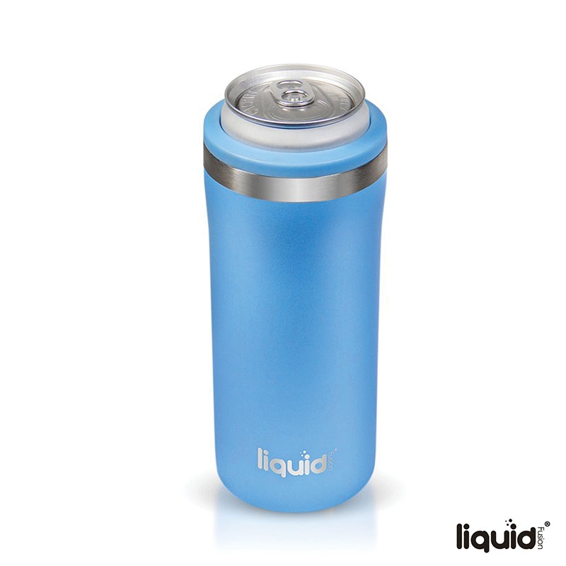 Liquid Fusion® 12 oz. Double Wall, Stainless Steel Skinny Can Cooler 33
