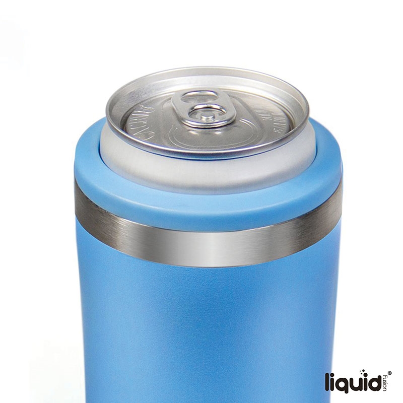 Liquid Fusion® 12 oz. Double Wall, Stainless Steel Skinny Can Cooler 45
