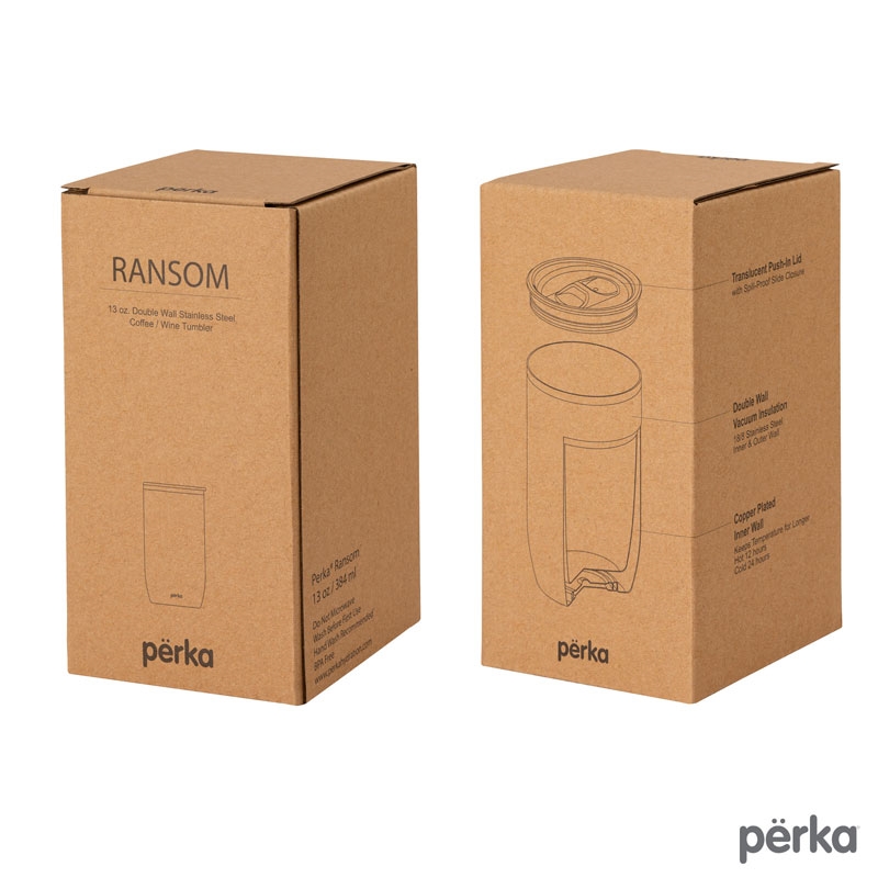 Perka® Ransom 13 oz. Double Wall, Stainless Steel Tumbler 36