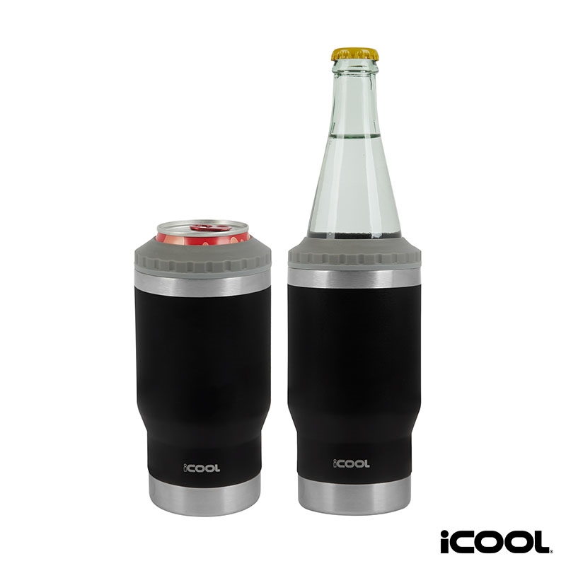 iCOOL® Oswego 14 oz. Double Wall Stainless Steel Can Cooler / Tumbler 31