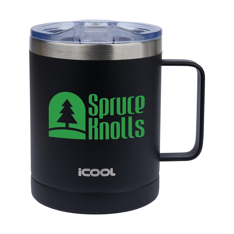 iCOOL® Elbert 14 oz. Double Wall, Vacuum Mug w/ Copper Lining