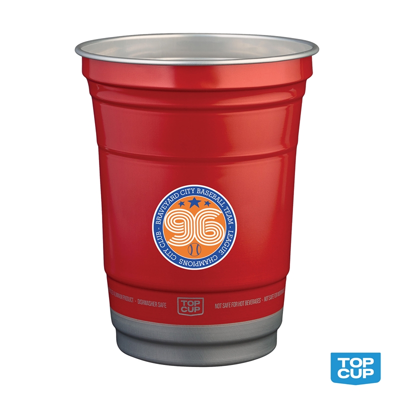 Top Cup™ 16 oz. Recycled Aluminum Stadium Cup 22