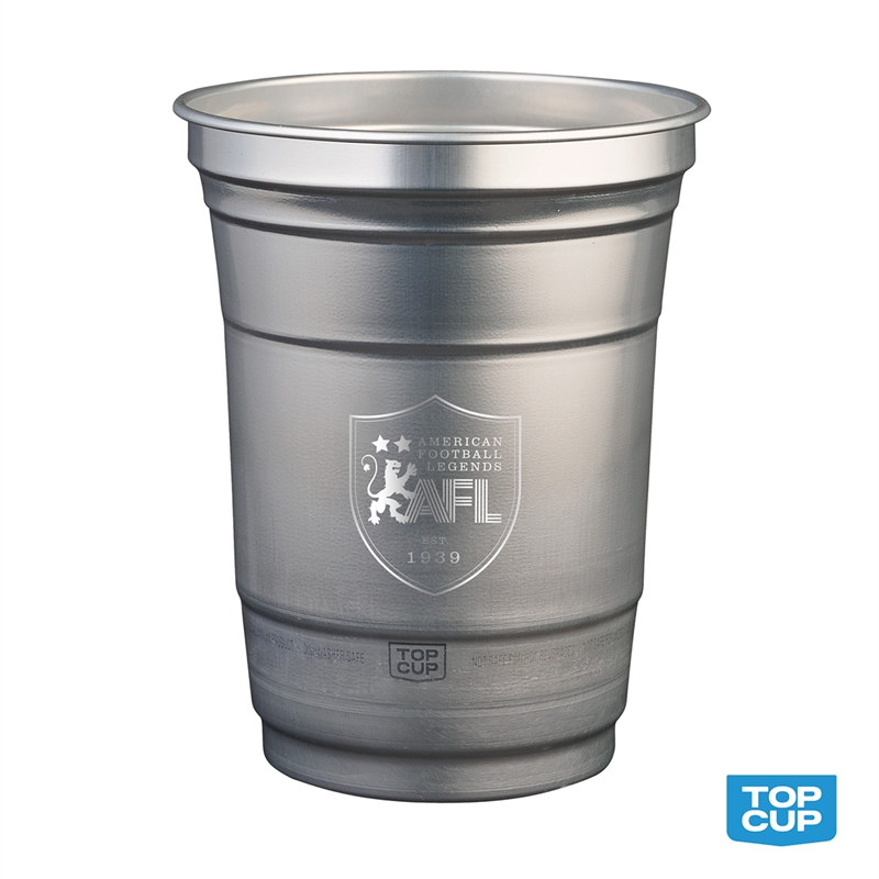 Top Cup™ 16 oz. Recycled Aluminum Stadium Cup 10